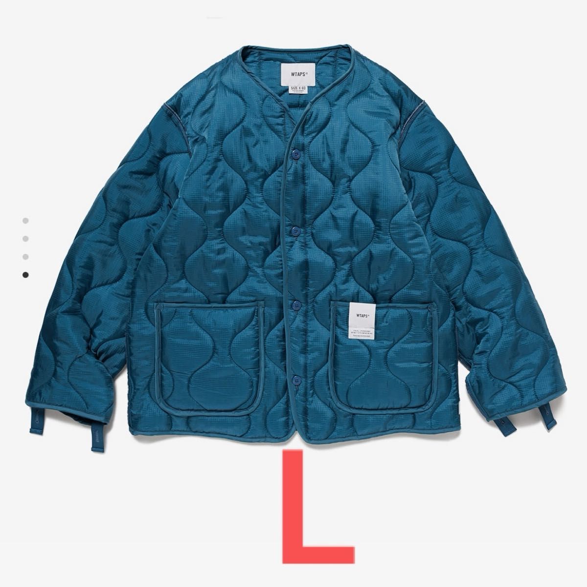WTAPS WlJ Jacket Nylon Ripstop Teal キルティング ジャケット WTAPS WlJ Jacket Nylon Ripstop Teal キルティング ジャケット