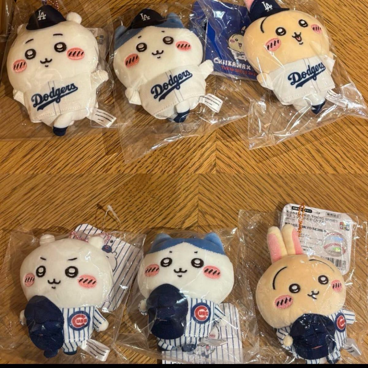 ちいかわ×MLB TOKYO SERIES マスコットドジャースカブス6点 ちいかわ×MLB TOKYO SERIES マスコットドジャースカブス6点