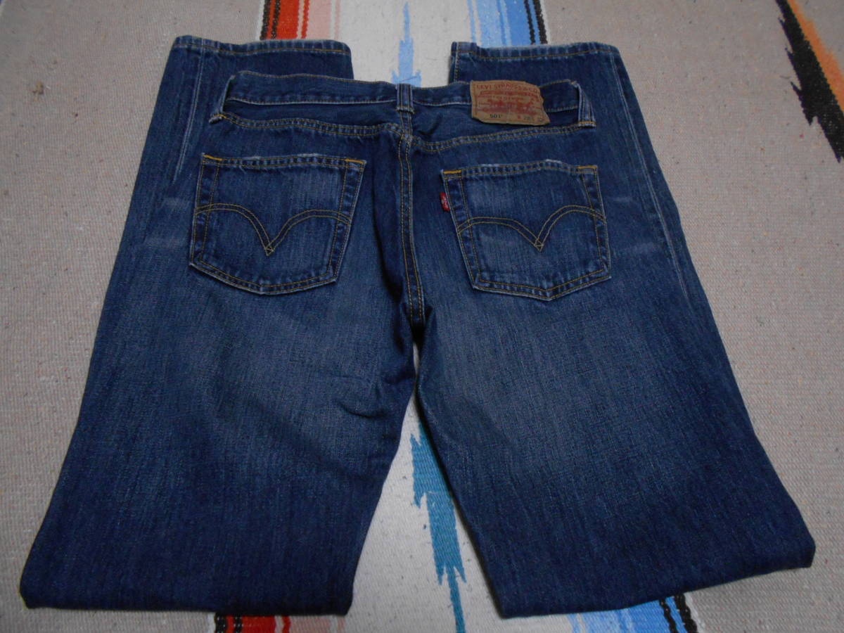 ２００８年製 Levi'sリーバイス５０１ インディゴ ビンテージ ウォッシュ ジーンズVINTAGE JEANS CALIFORNIA SANFRANCISCO DENIM ANTIQUES _画像3