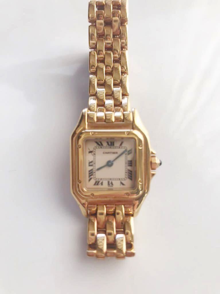  Cartier Cartier lady's bread tail SM quartz beautiful goods rare Vintage 