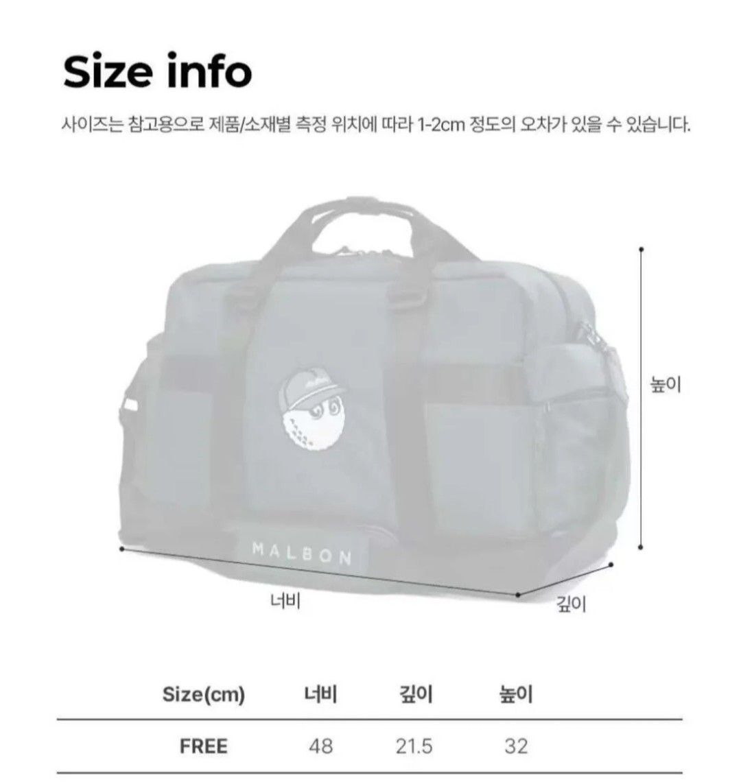 マルボンゴルフ Malbon ボストンバッグ キャンバス