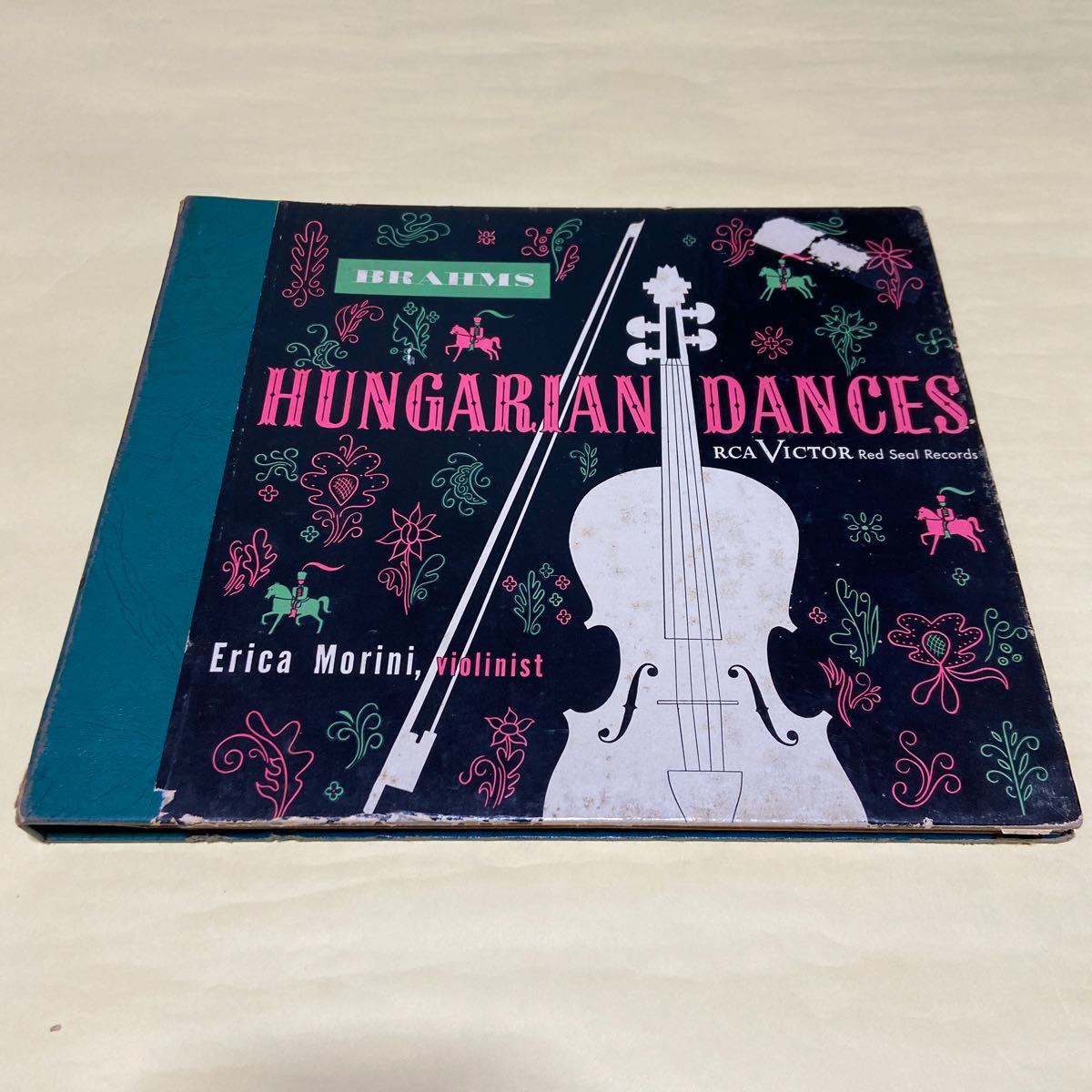激レア!(米RCA Victor盤)E.モリーニ ブラームス ハンガリアンダンス3SP 10_画像1