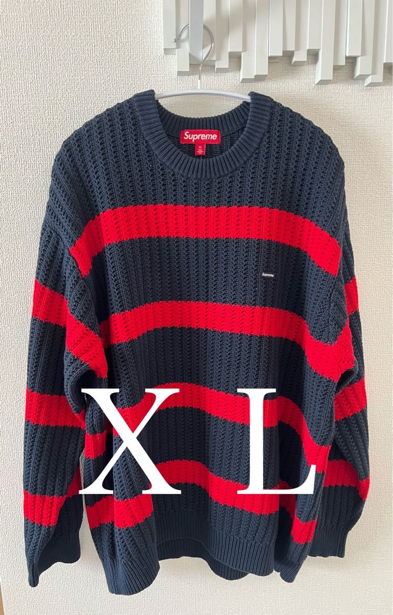 Supreme Loose Gauge Stripe Small Box Sweater Supreme Loose Gauge Stripe Small Box Sweater