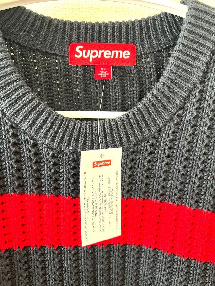 Supreme Loose Gauge Stripe Small Box Sweater Supreme Loose Gauge Stripe Small Box Sweater