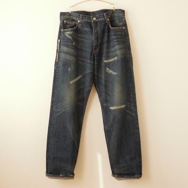 完璧 × fenom levi's UE L(m-054) クラッシュ加工 disco 505 デニム W34 完璧 × fenom levi's UE L(m-054) クラッシュ加工 disco 505 デニム W34