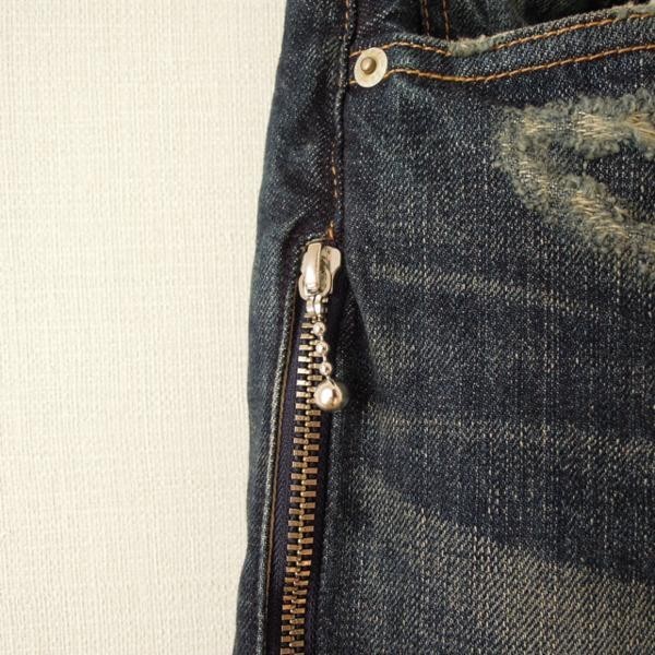 levi's fenom × UE デニム 505 disco クラッシュ加工 L(m-054)_画像4