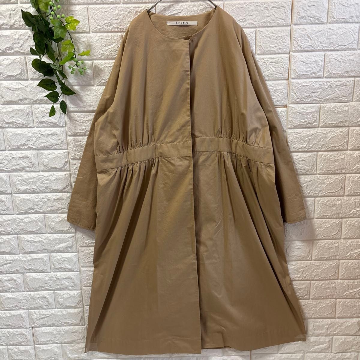 kelen ケレン コットンストレッチクロス スプリングコートレディース