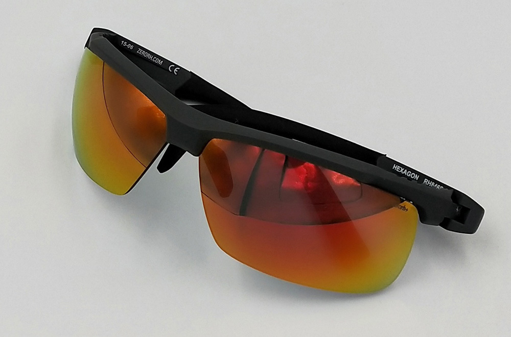  ultra-violet rays measures pollen measures virus measures .* sports sunglasses zerorh+ HEXAGON mat gray 