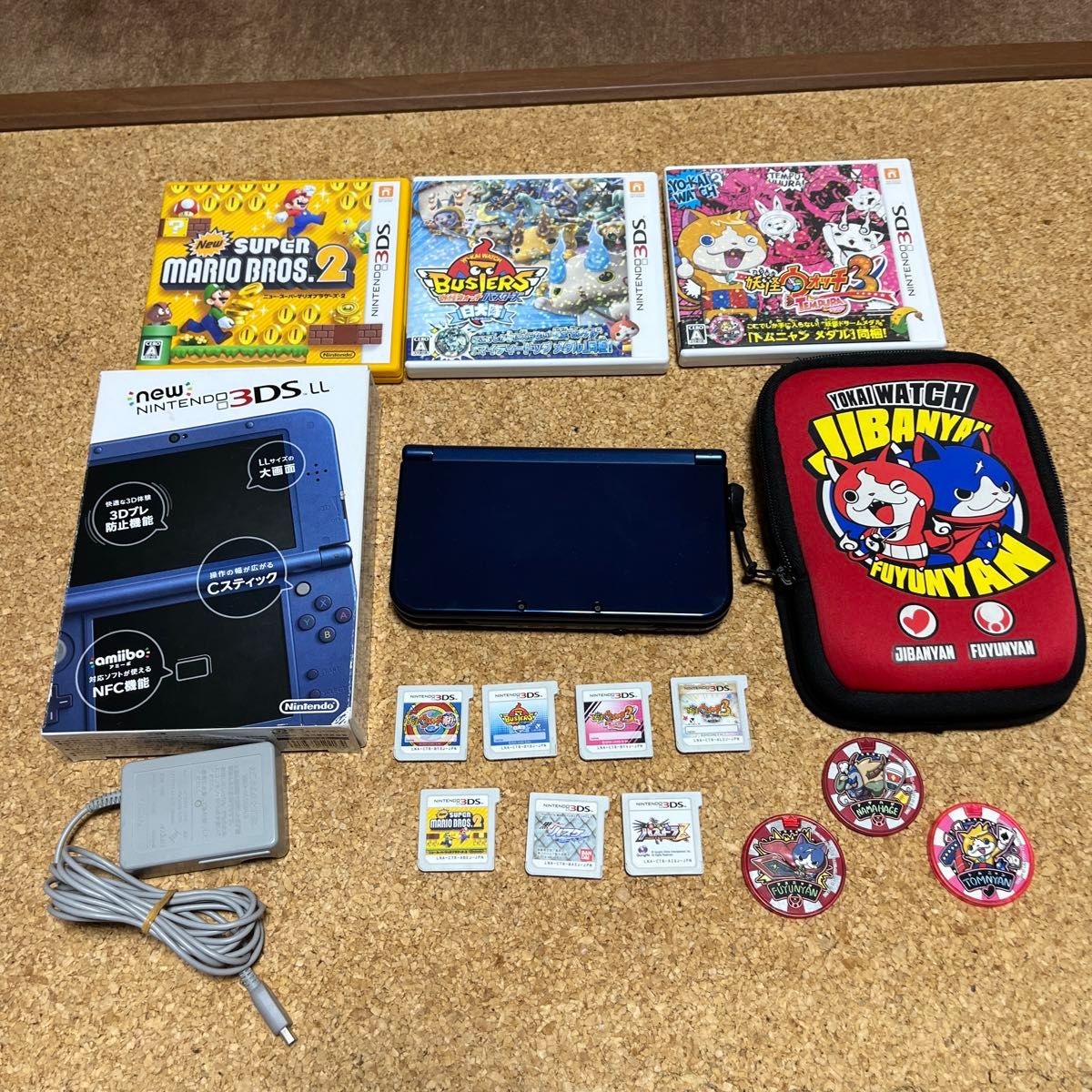 New ニンテンドー3DS LL メタリックブルー 本体美品中古 妖怪 New ニンテンドー3DS LL メタリックブルー 本体美品中古 妖怪
