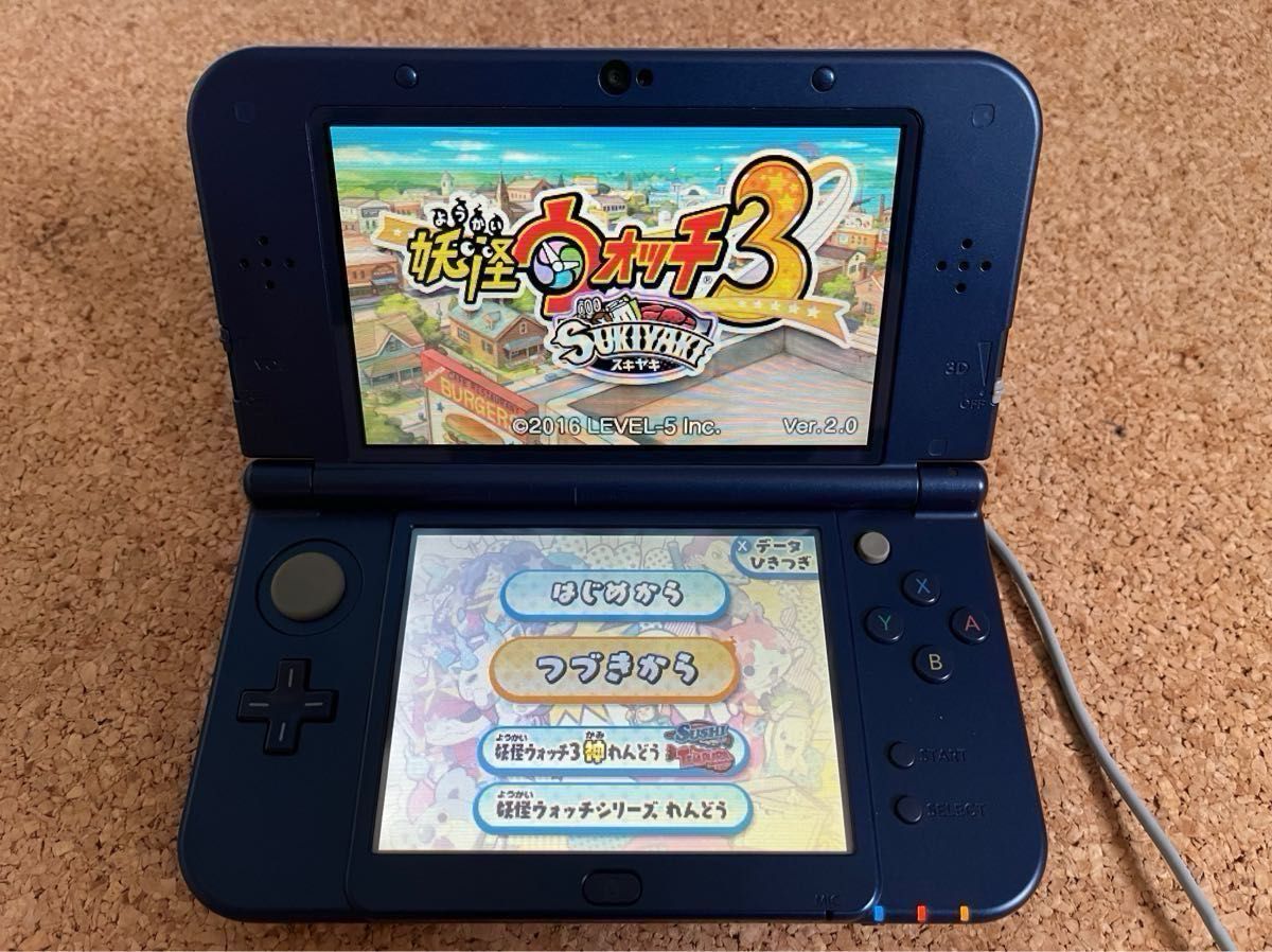 New ニンテンドー3DS LL メタリックブルー 本体美品中古 妖怪 New ニンテンドー3DS LL メタリックブルー 本体美品中古 妖怪