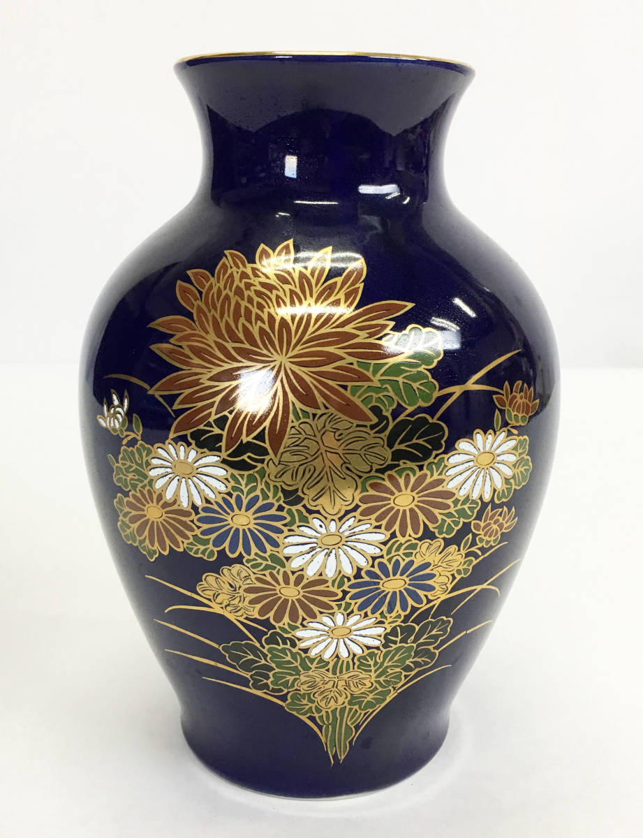 薩摩焼新山造豪華金襴手羅漢観音図高さ31.5cm花瓶花入れ時代物置物 薩摩焼新山造豪華金襴手羅漢観音図高さ31.5cm花瓶花入れ時代物置物