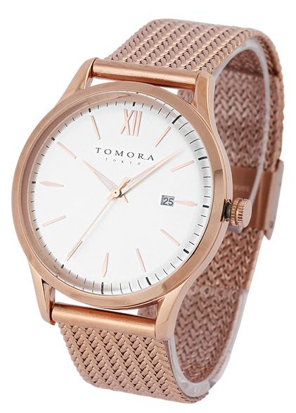 新品 T-1605SS-PＷＨ トモラ トウキョウメンズ腕時計★TOMORA TOKYO