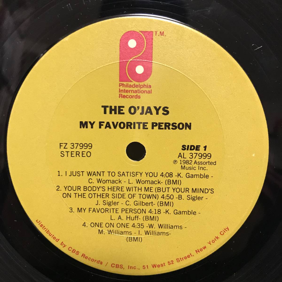 O'JAYS / MY FAVORITE PERSONの画像4