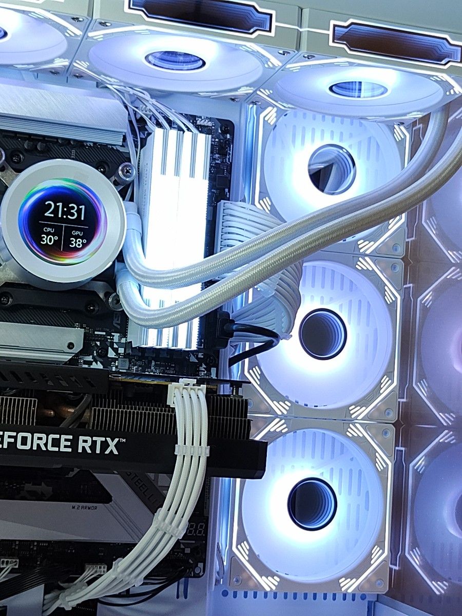 【液晶付きLEDゲーミングPC】Ryzen7 5700x RTX3070