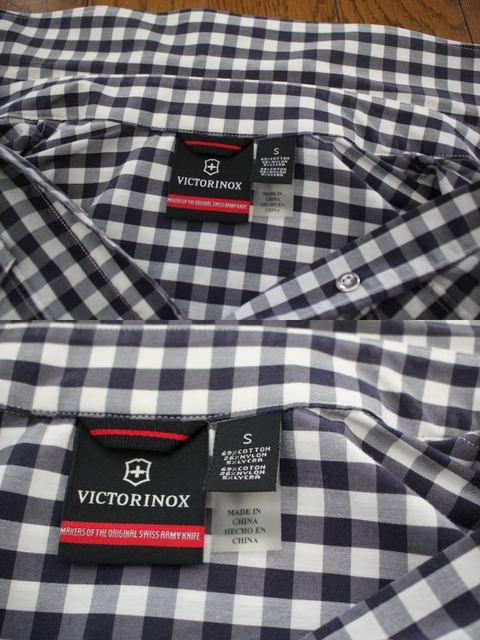 【VICTORINOX】ビクトリノックス　ギンガムチェック柄シャツ　長袖シャツ　レディース　Sサイズ　古着_画像9