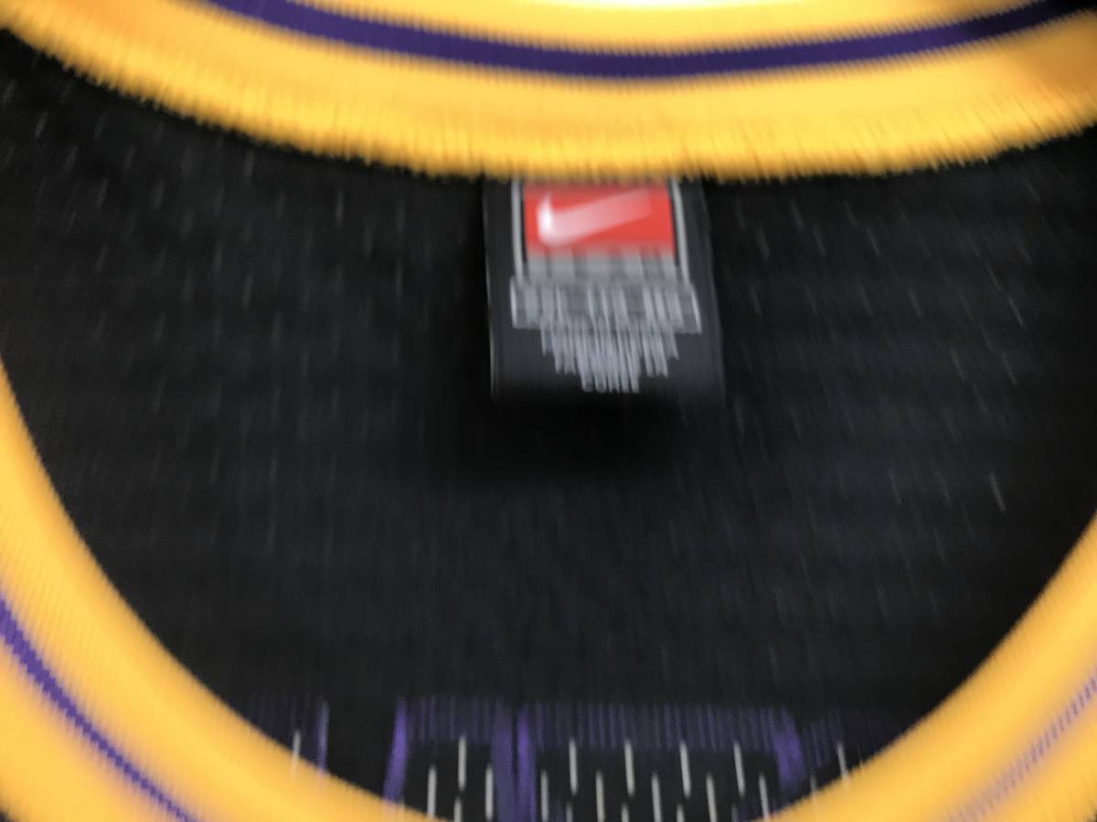 未使用★NBAナイキNIKE LAレイカーズ＃8コービー・ブライアントジャージー★LA LAKERSユニフォーム黒XXL★N2012_画像3