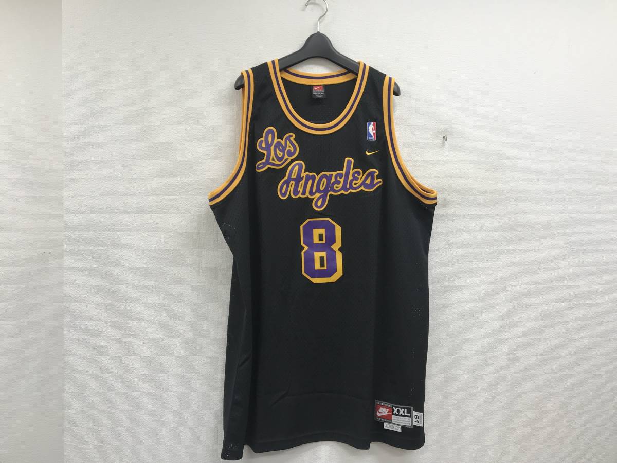 未使用★NBAナイキNIKE LAレイカーズ＃8コービー・ブライアントジャージー★LA LAKERSユニフォーム黒XXL★N2012_画像1