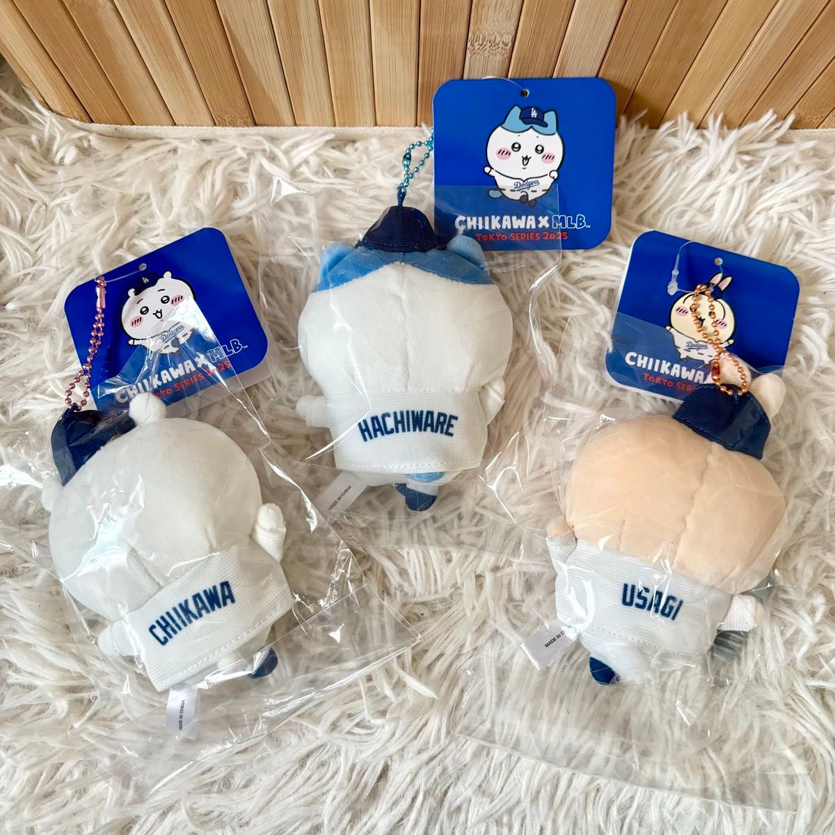 ちいかわ MLB TOKYO SERIES ドジャース マスコット 3点セット ちいかわ MLB TOKYO SERIES ドジャース マスコット 3点セット