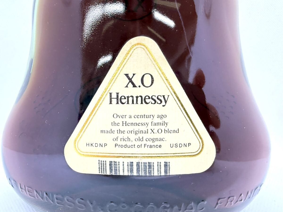S833-SB4-1637 Hennessy ヘネシー XO グリーンボトル 金キャップ S833-SB4-1637 Hennessy ヘネシー XO グリーンボトル 金キャップ