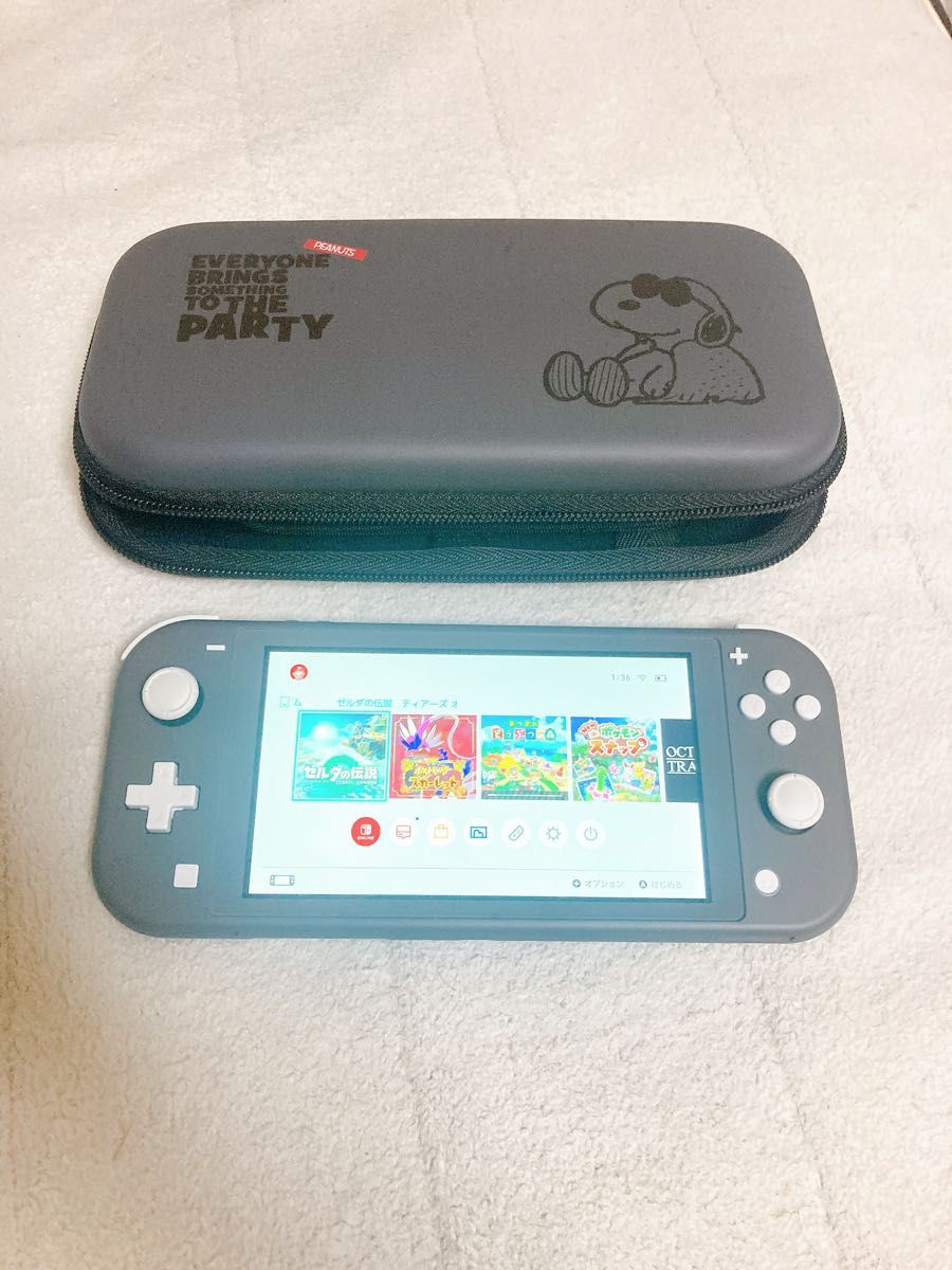 【動作正常品】Nintendo Switch Lite グレー オマケ付き ニンテンドー スイッチ ライト【2022年製】