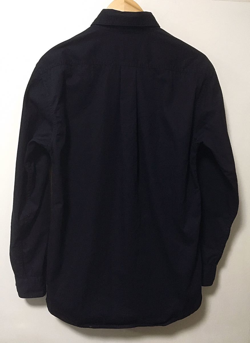 EDDIE BAUER エディーバウアー 無地 厚手長袖シャツ USサイズ XS 日本サイズ Mくらい ブラック_画像2