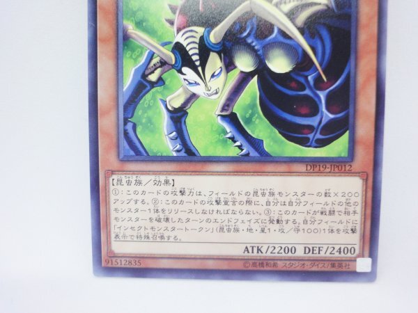 380 dp19-jp012 インセクト女王 ノーマル(N) 遊戯王カード 380 dp19-jp012 インセクト女王 ノーマル(N) 遊戯王カード