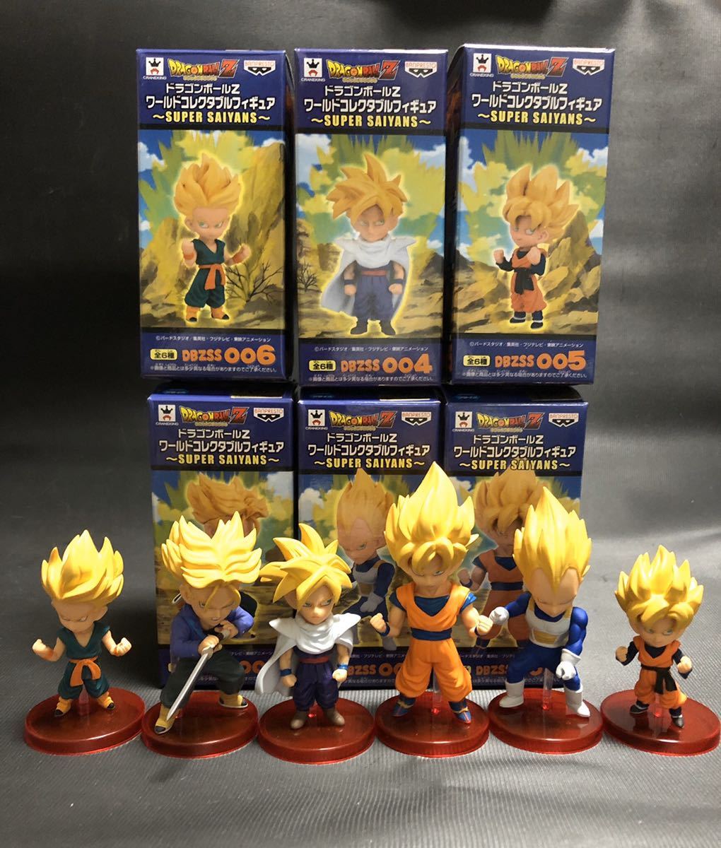 ドラゴンボールZ/DRAGONBALL/ ワールドコレクタブルフィギュア　SUPER SAIYANS DBZSS001～006 セットWCF　スーパーサイヤ人 WCF ワーコレ