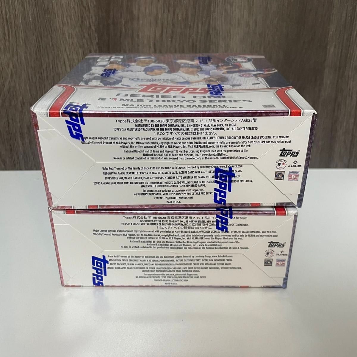 新品未開封】Topps 2025 MLB 東京シリーズ 2box セット 大谷翔平 新品未開封】Topps 2025 MLB 東京シリーズ 2box セット 大谷翔平