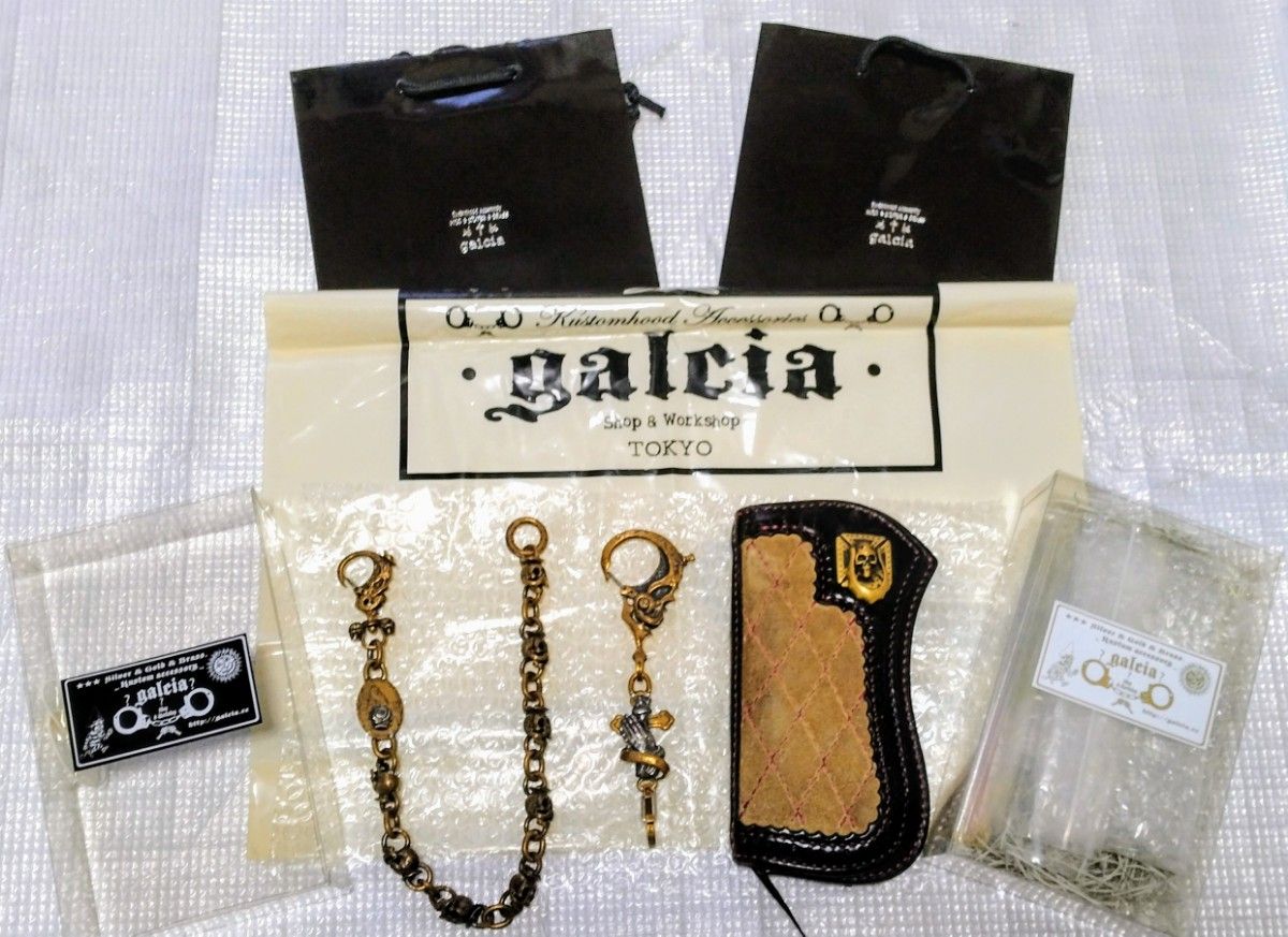 ガルシア galcia ウォレット ウォレットチェーン (ブラス ガルシア galcia ウォレット ウォレットチェーン (ブラス