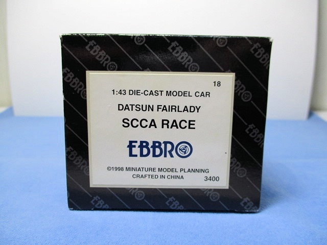 ★☆【エブロ】1/43 ダットサン フェアレディ SCCA #33☆★_画像7