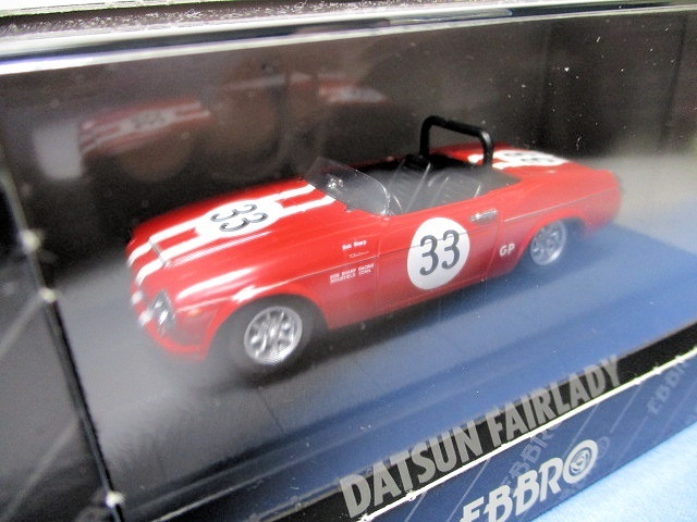 ★☆【エブロ】1/43 ダットサン フェアレディ SCCA #33☆★_画像3