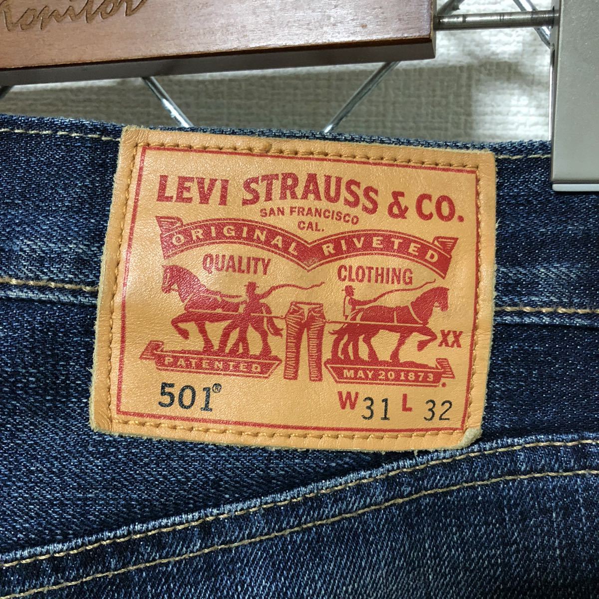 Levi's 501 リーバイス 色落ち加工 デニムパンツ ジーンズ 31 色◎_画像7