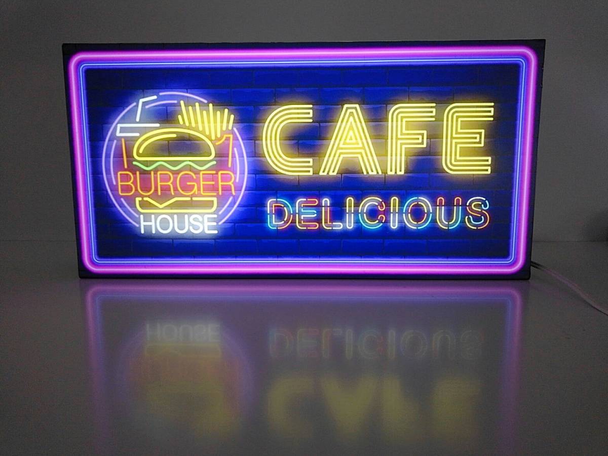 カフェ◇喫茶店◇バーガーショップ☆Welcome☆LED電光看板-