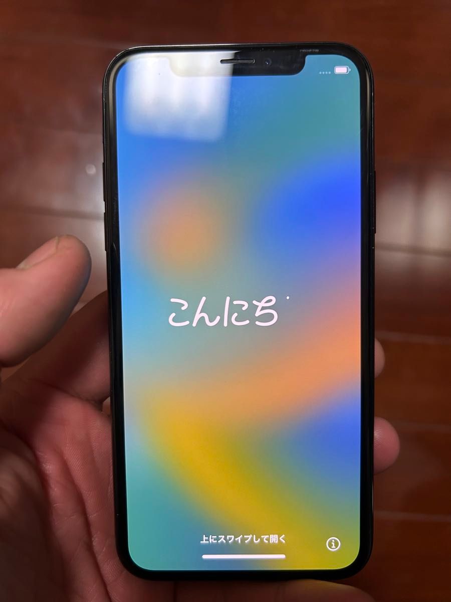 iPhone X 256GB SIMフリー スペースグレイ アクティベーションロックなし 電池91%