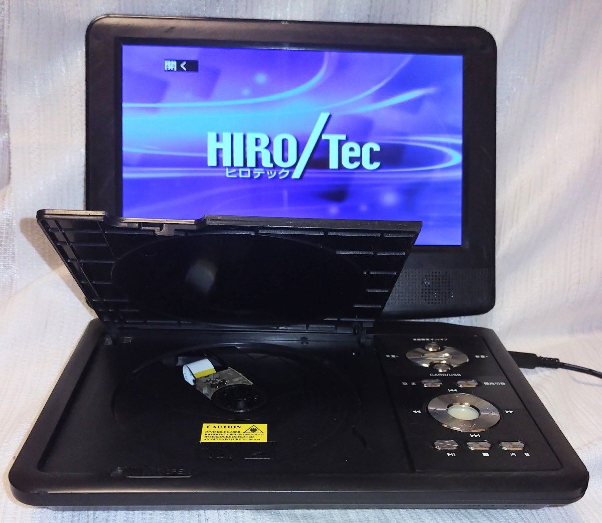 9インチワンセグ ポータブルDVDプレーヤー HIRO/Tec PDV-900Rec 9インチワンセグ ポータブルDVDプレーヤー HIRO/Tec PDV-900Rec