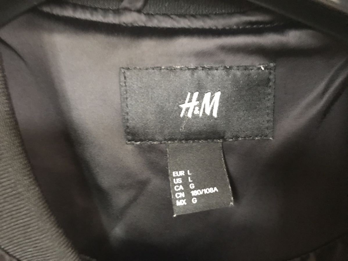 H&M エイチアンドエム　ジャケット　ブラック_画像3