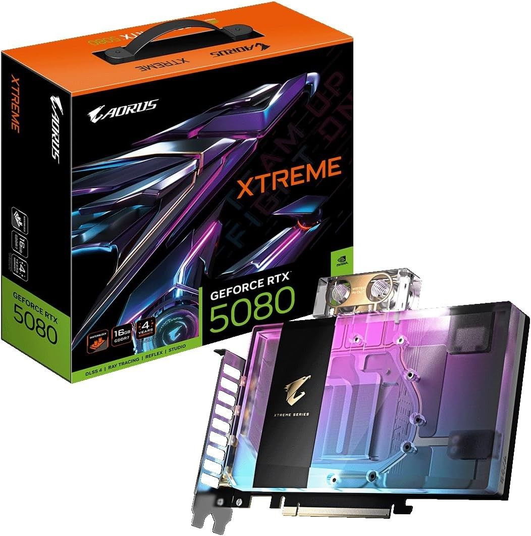 新品未開封】GIGABYTE NVIDIA RTX5080 GV-N5080AORUSX WB-16GD 新品未開封】GIGABYTE NVIDIA RTX5080 GV-N5080AORUSX WB-16GD