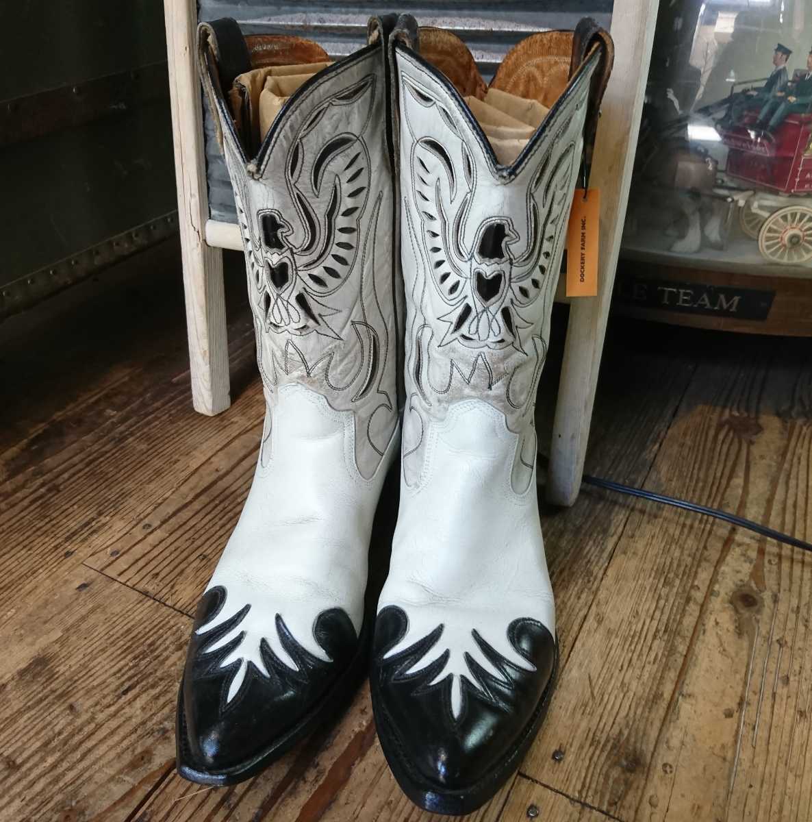 50s vintage ACME boots western ヴィンテージ アクメ ウエスタン ブーツ ツートーン 希少_画像1