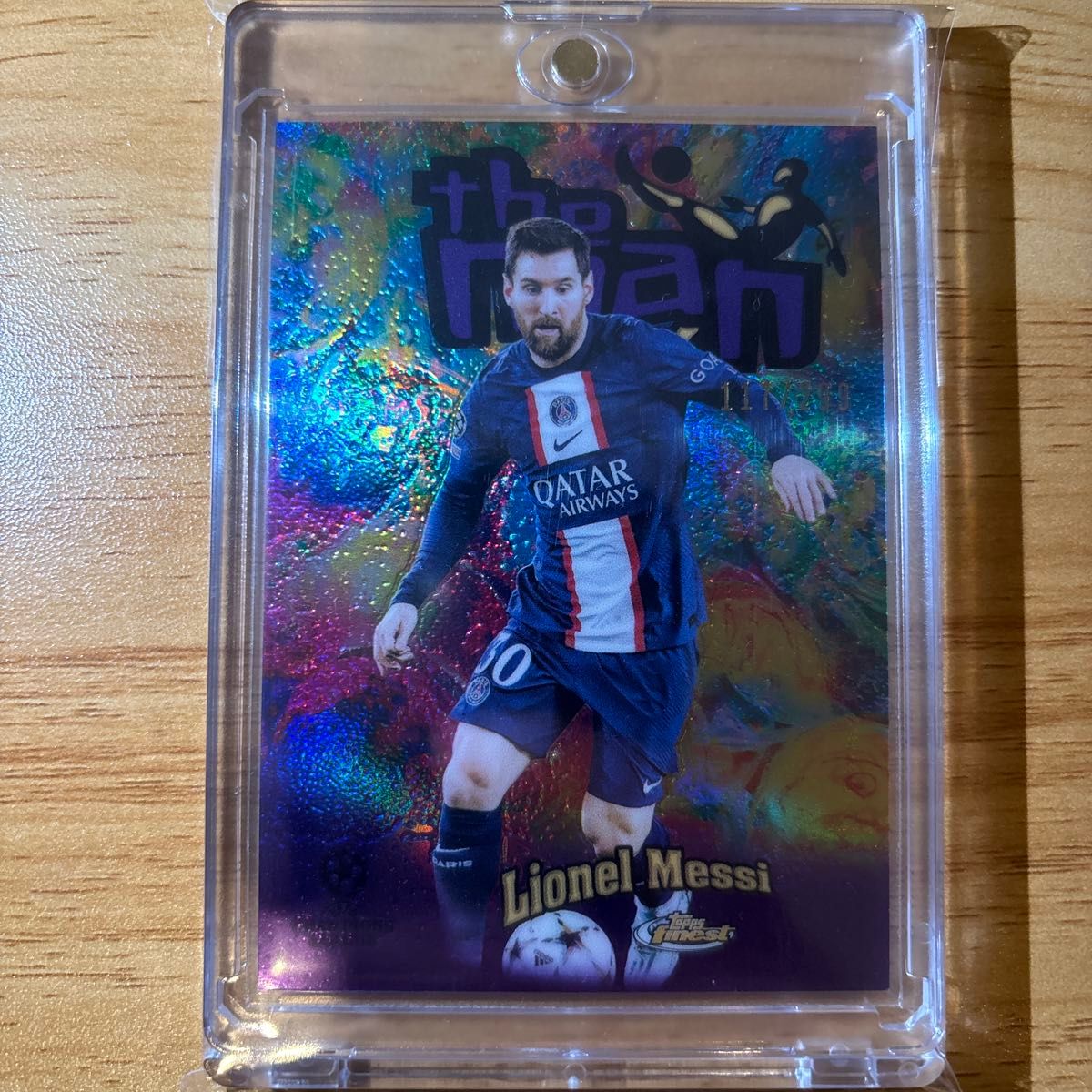 Topps the man Lionel Messi リオネルメッシ シリアル117/299 ケースヒット