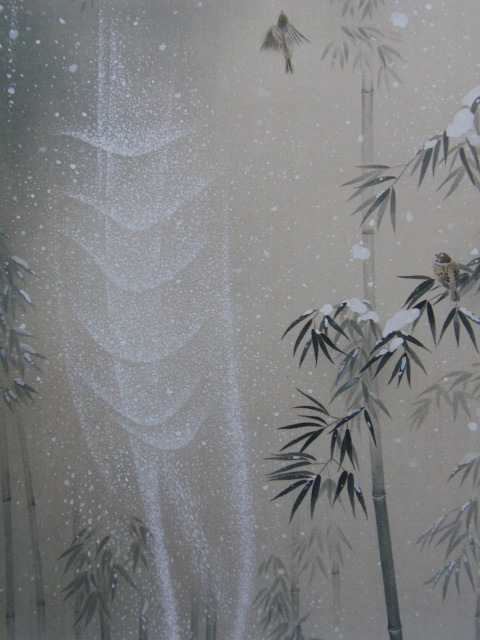 花岡哲象、【雪しずり】、希少な額装用画集より、新品額装付、状態良好 Yahoo!オークション - 花岡哲象 【雪しずり】 希少な額装用画集