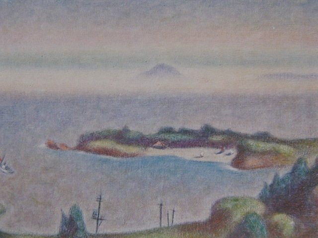 牛島 憲之、「伊豆の海凪ぐ」、希少画集・額装画、日本製・新品額縁にて額装致します Yahoo!オークション - 牛島憲之 【伊豆の海凪ぐ】 希少な大判