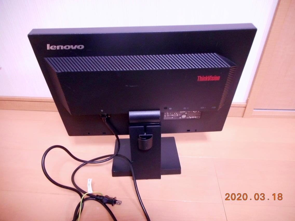 Lenovo ThinkVision LT1952pwD 2448-MB6 19型ワイド液晶モニター パソコンモニター動作品 レノボ_画像4