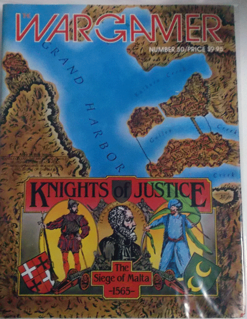 3W/THE WARGAMER NO.50/KNIGHTS OF JUSTICE, THE SIEGE OF MALTA 1565/新品駒未切断/日本語訳無し