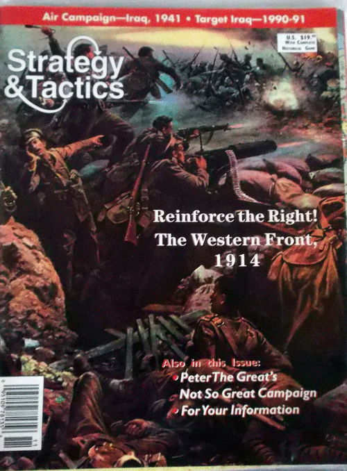 DG/STRATEGY & TACTICS NO.180 REINFORCE THE RIGHT! THE WESTERN FRONT,1914/新品駒未切断/日本語訳無し