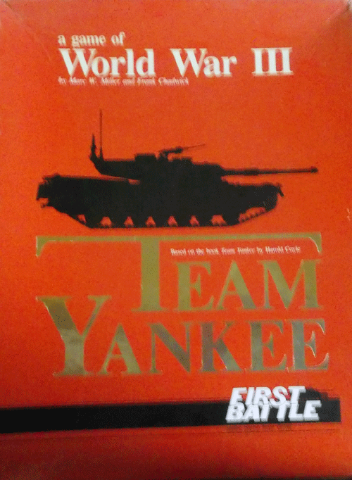 GDW/TEAM YANKEE/FIRST BATTLE/WORLD WAR III/駒未切断/日本語訳無し