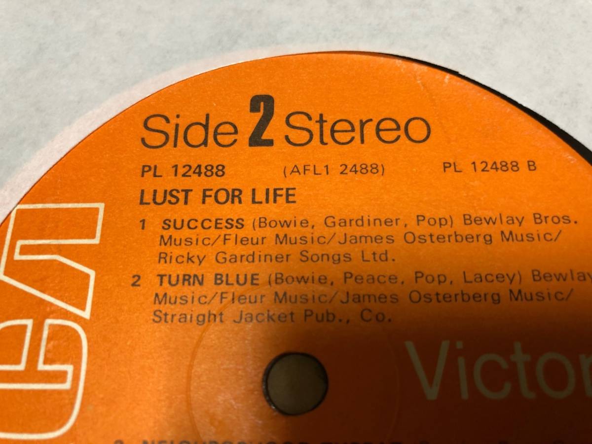 1977 UKオリジナル)IGGY POP/Lust For Life (PL-12488)