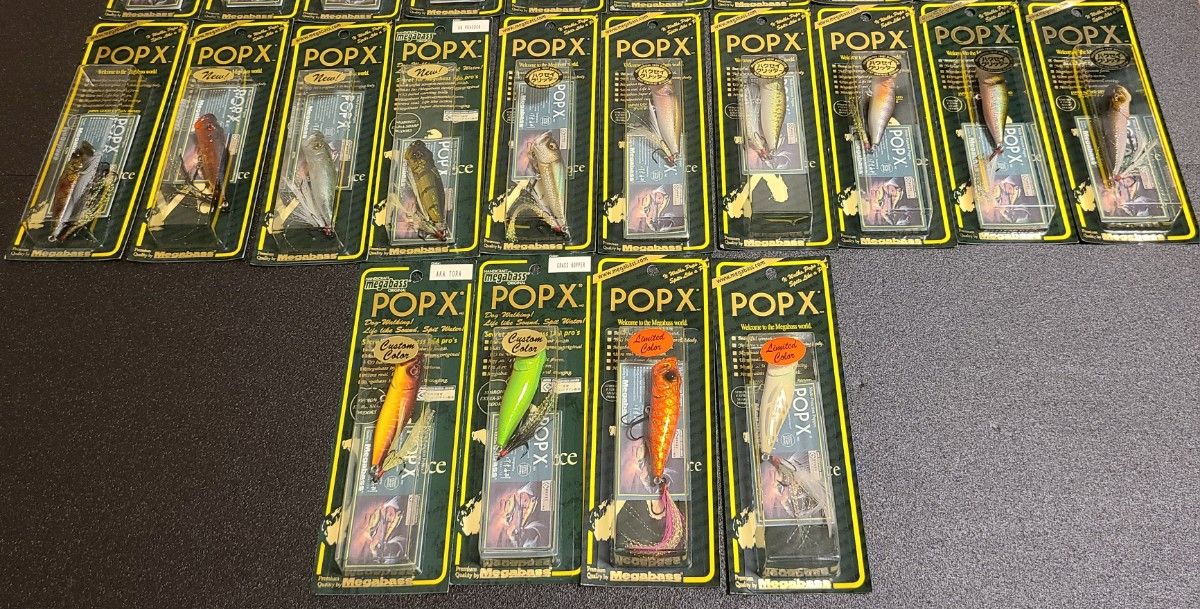 Megabass POP X 新品・未開封・未使用54点セット Megabass POP X 新品未使用54点セット|Yahoo!フリマ(旧PayPay