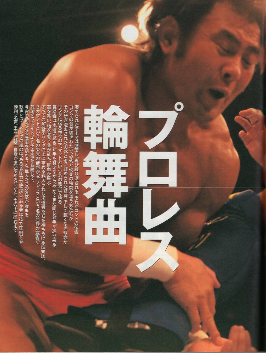  magazine Sports Graphic Number 384(1996.2/1)* special collection : Professional Wrestling wheel dance music /. wistaria ..vs. takada ../ Anne tonio. tree /../ Yamazaki one Hara /. middle poetry ./ butterfly . regular .*