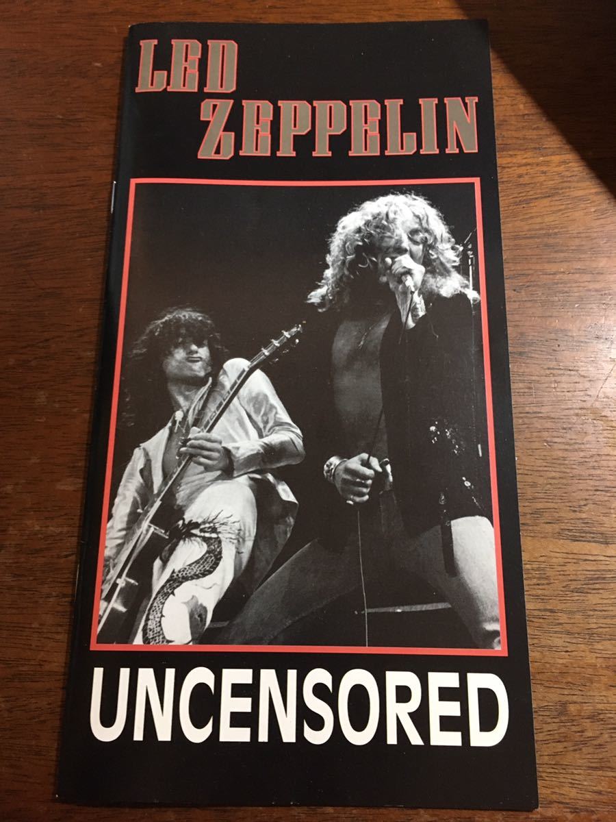 激レア 5CD Box Set / Led Zeppelin / Uncensored / Red Phantom 