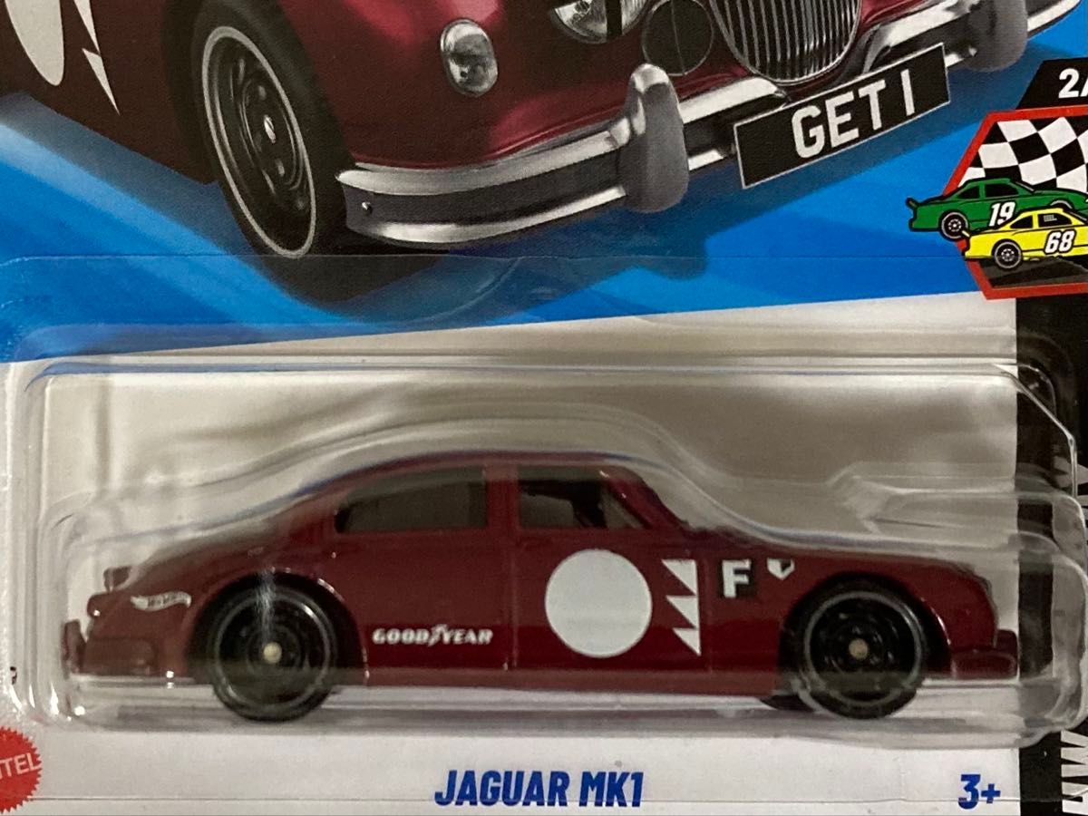 ホットウィール JAGUAR MK1 赤 HotWheels ジャガー マーク1